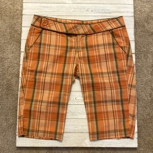 Boom Boom Jeans Orange Belted Bermuda